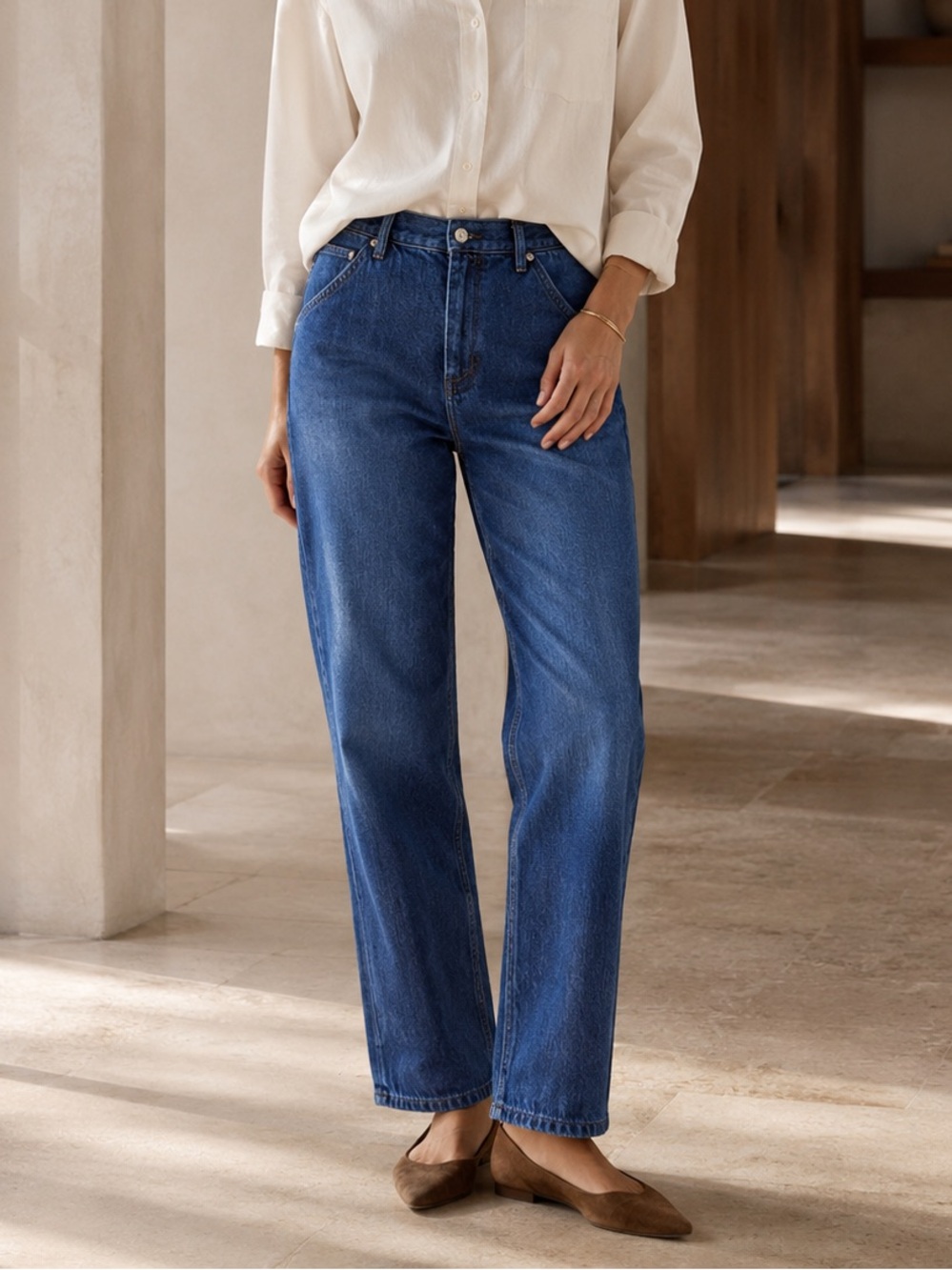 Banana Republic Nesting Slouchy Denim Trouser Candiani Jeans 28